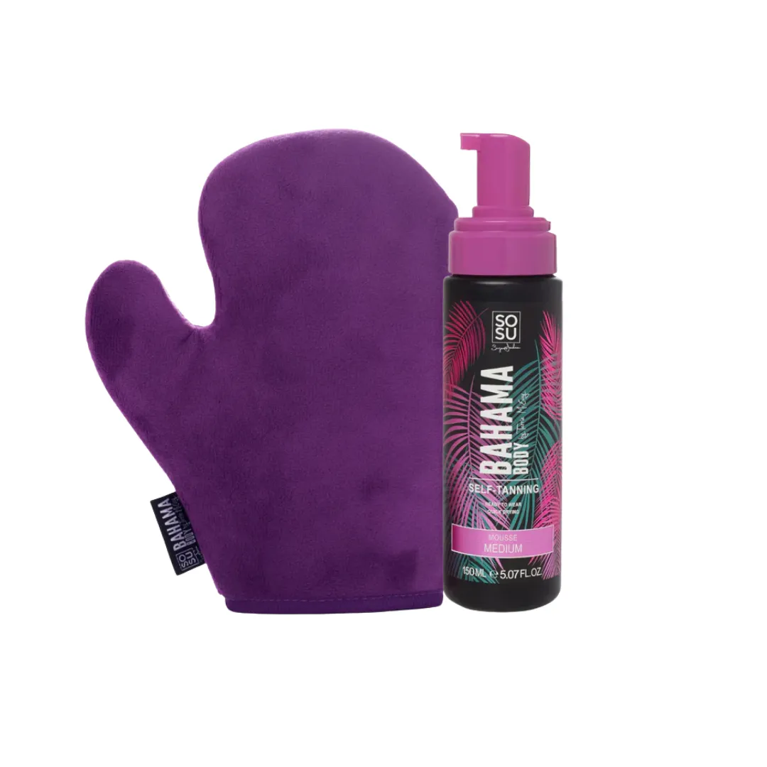 Tan Mousse + Mitt